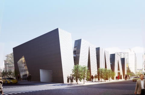 TheeAe Architects Gosan Library Design Perspective
