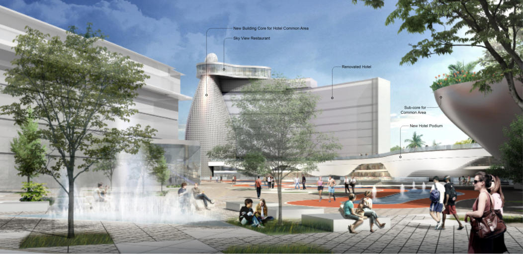 THEEAE Architects Shopping Center Persepctive 