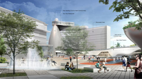 THEEAE Architects Shopping Center Persepctive 