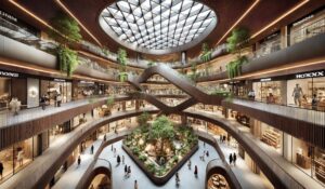 Shopping mall interior