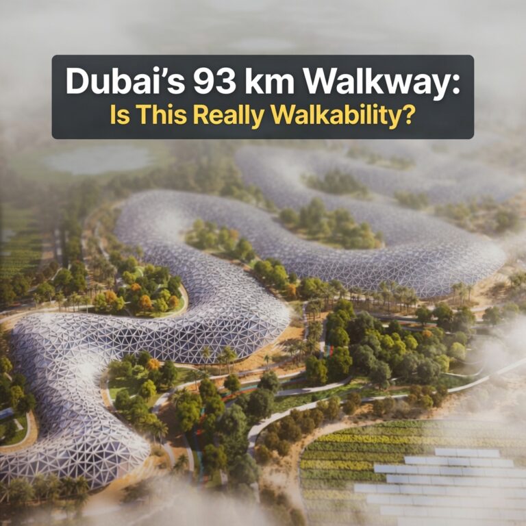 Dubai Doesn’t Need a 93 km Walkway. It Needs Walkable Communities.