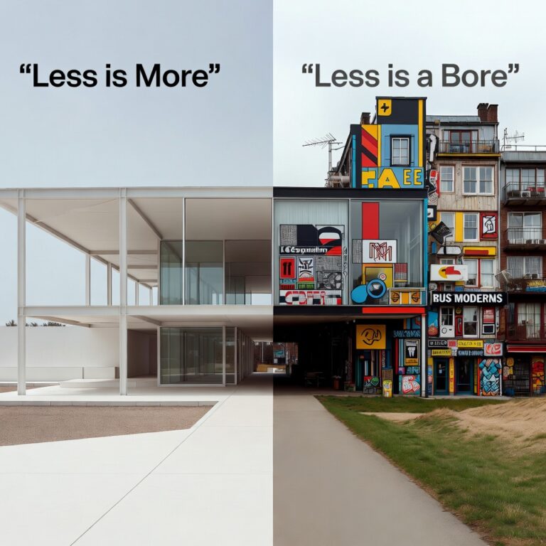 “Less is More.” or “Less is a Bore.”
