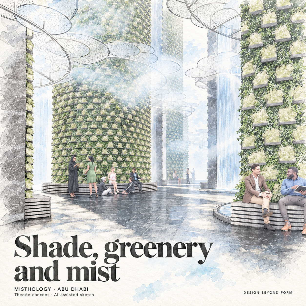 AI-assisted pastel architectural illustration for Misthology.